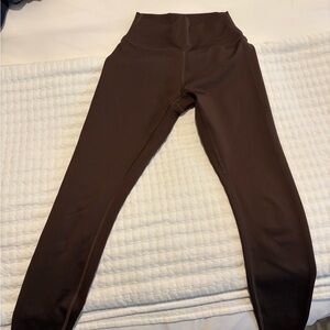 ALO Yoga women Chocolate Brown High-Waist Leggings